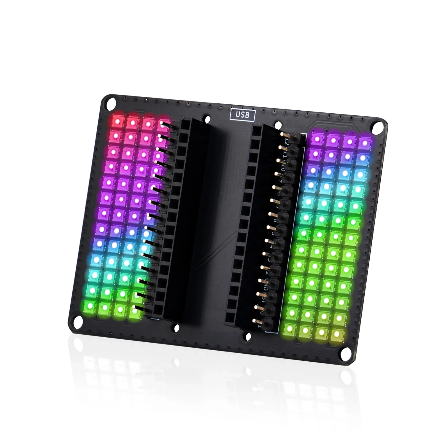 52Pi RGB LED Matrix Expansion Board for Arduino Nano ESP32, 104 Individually Addressable RGB LEDs Matrix Shield for Arduino-picture-23