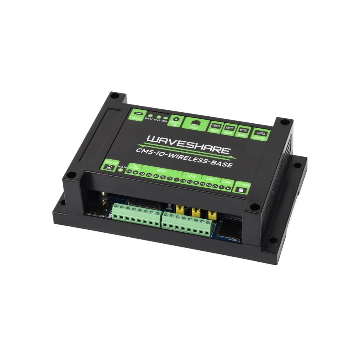 Waveshare Industrial IoT Wireless Expansion Board For Raspberry Pi CM5, 4G / 5G / LoRa Expansion Board, Gigabit Ethernet RJ45 Port, Dual MIPI Interfaces, Supports 4K Output-picture-35