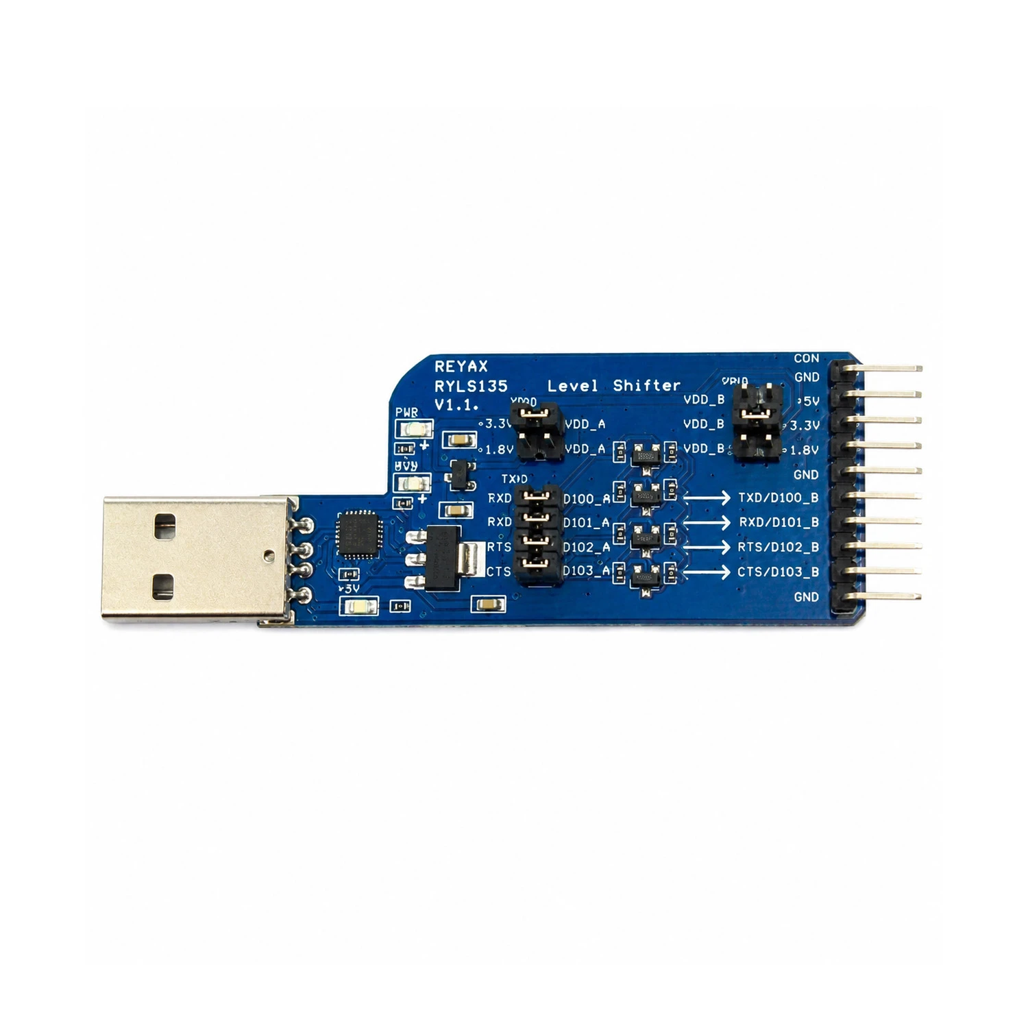 Reyax RYLS135 USB to 1.8V/3.3V/5V UART bridge with 4-Bit Bidirectional Voltage Level Shifter-picture-24