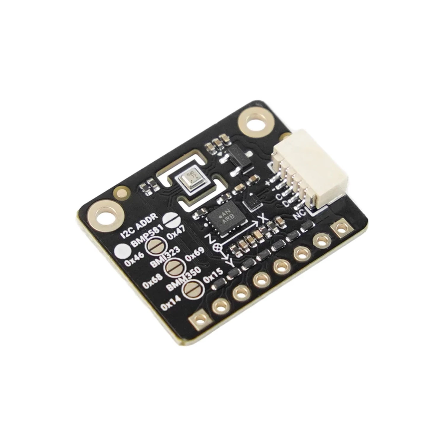 DFRobot Fermion: BMI323+BMM350+BMP581 10DOF IMU Sensor (I2C, Breakout)-image-9
