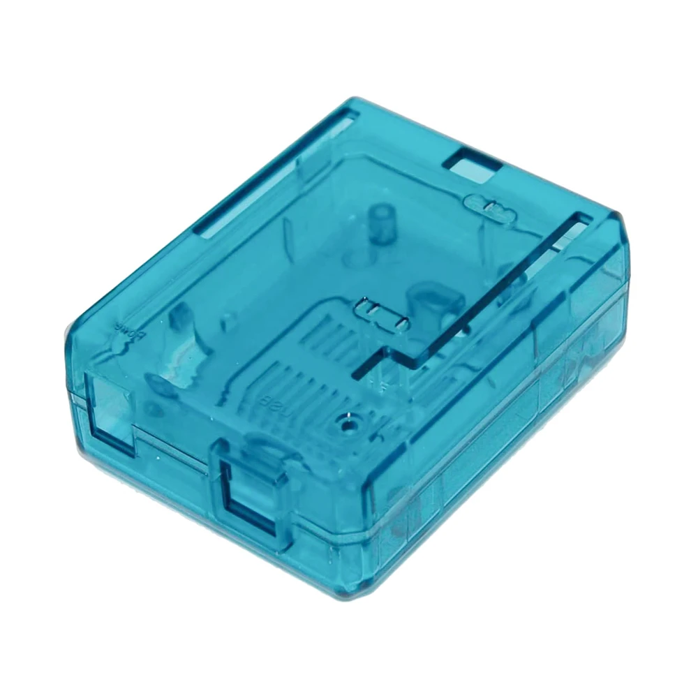 Transparent Blue ABS Plastic Case for UNO R3-image-2