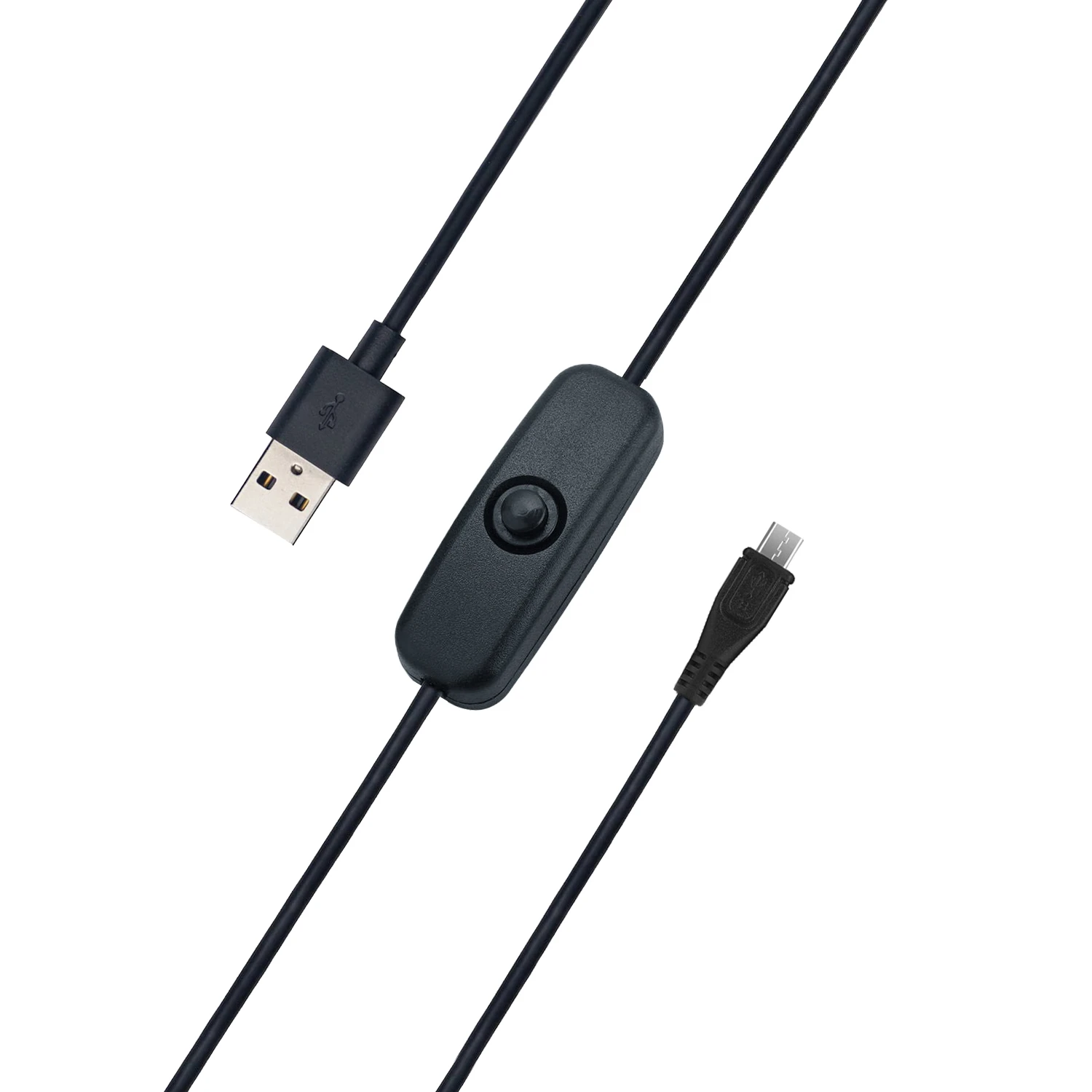 5V 3A USB to Micro USB Power Cable with LED Indicator for Raspberry 3B+-picture-39