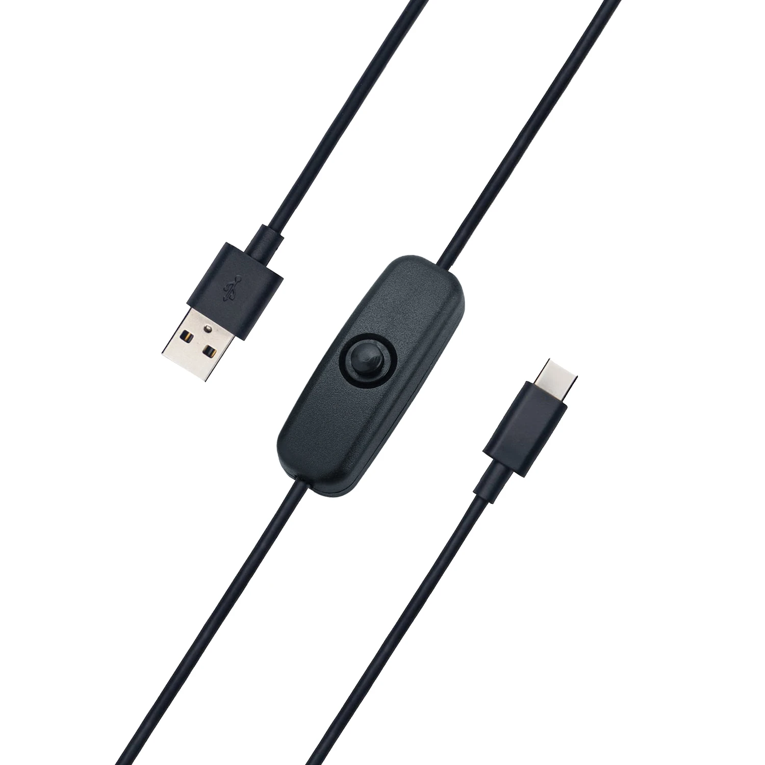 5V 3A USB to Type C Cable With ON/OFF Switch Power Control for Raspberry Pi 4B (1 Meters Black)-picture-32