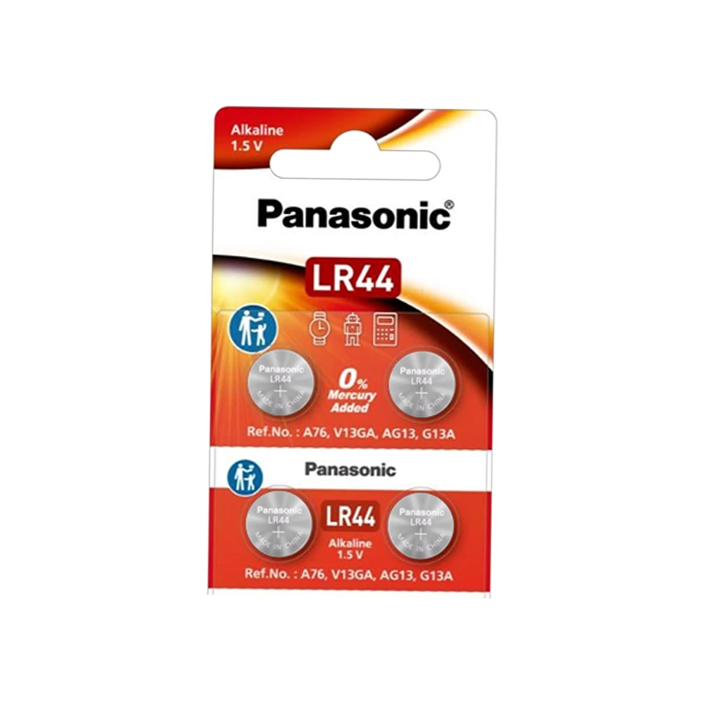 Panasonic LR44 1.5V Alkaline Coin Battery-4Pcs.-picture-10