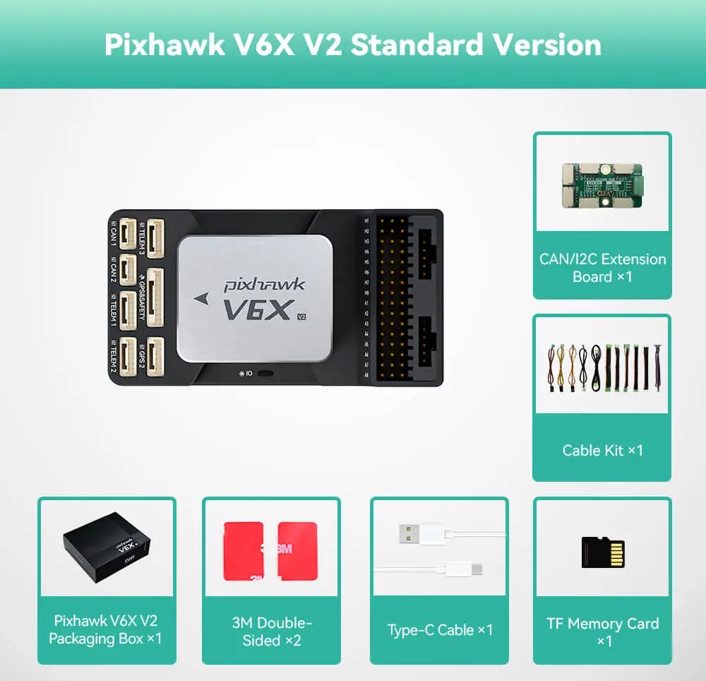 CUAV Pixhawk V6X V2 Flight Controller 9 CUAV Pixhawk V6X V2 Flight Controller