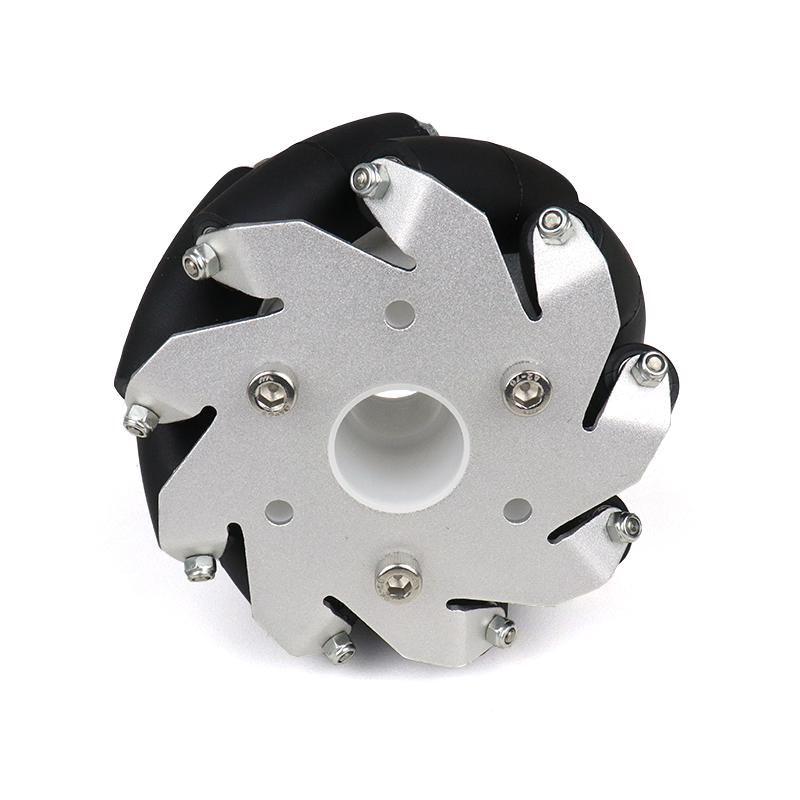 100mm Aluminium Mecanum Wheel Bearing Type Roller LEFT-image-3