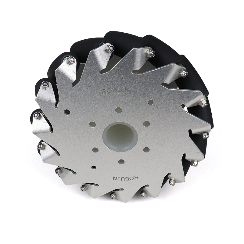 EasyMech 152mm Aluminium Mecanum wheels (Bearing type rollers) RIGHT-image-21