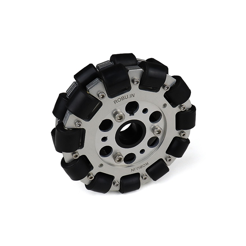 EasyMech 127mm Double Aluminium Omni Wheel Basic Bush Type Roller-picture-10