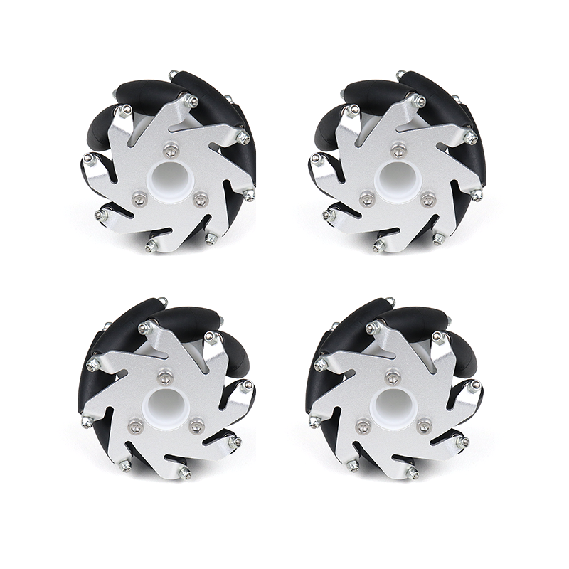 60mm Aluminium Mecanum Wheel Set Bearing Type Roller 4 pcs-image-10