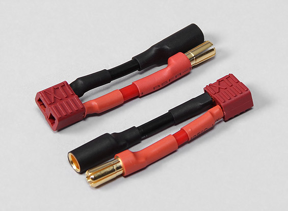 SafeConnect Polymax 5.5mm Bullet Connector to Nylon T-Connector Female Battery Adapter 12AWG 15cm Cable-image-21