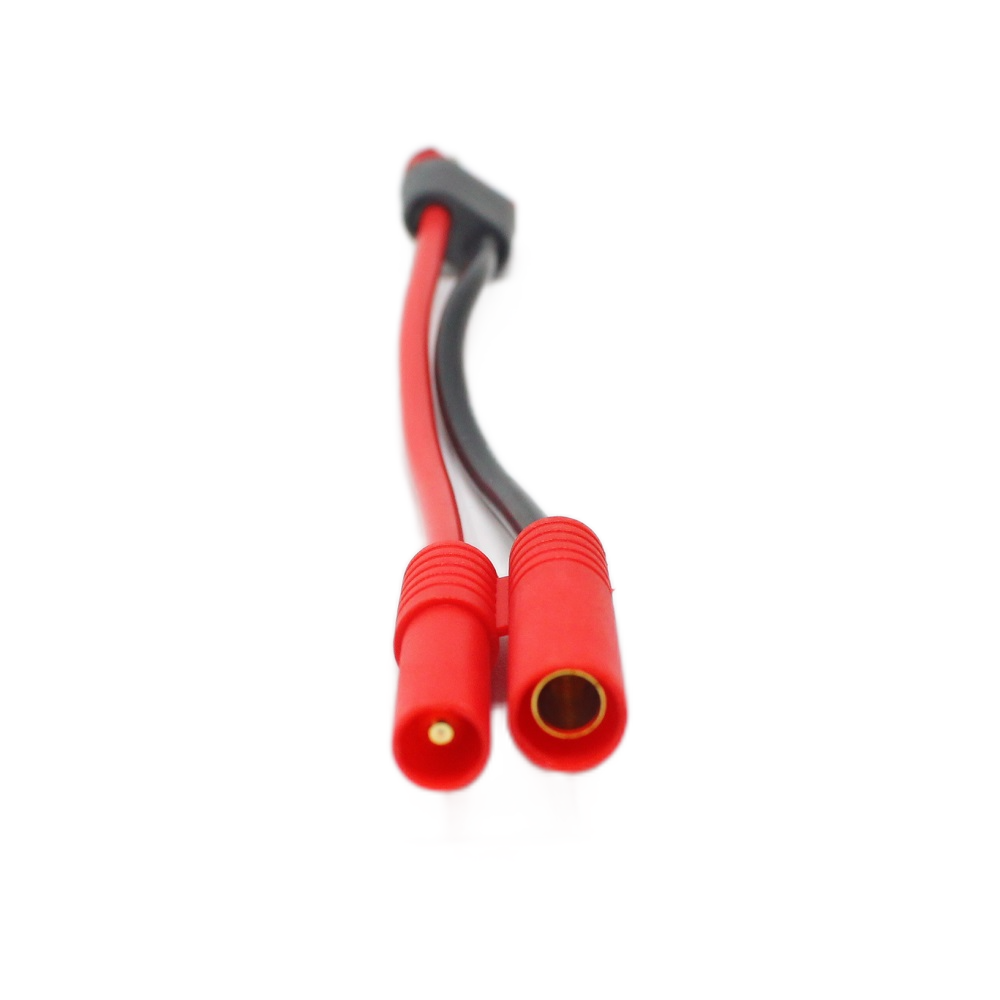 SafeConnect HXT 4mm to Nylon T-Connector Male Battery Side Adapter 14AWG 15cm Cable-image-37