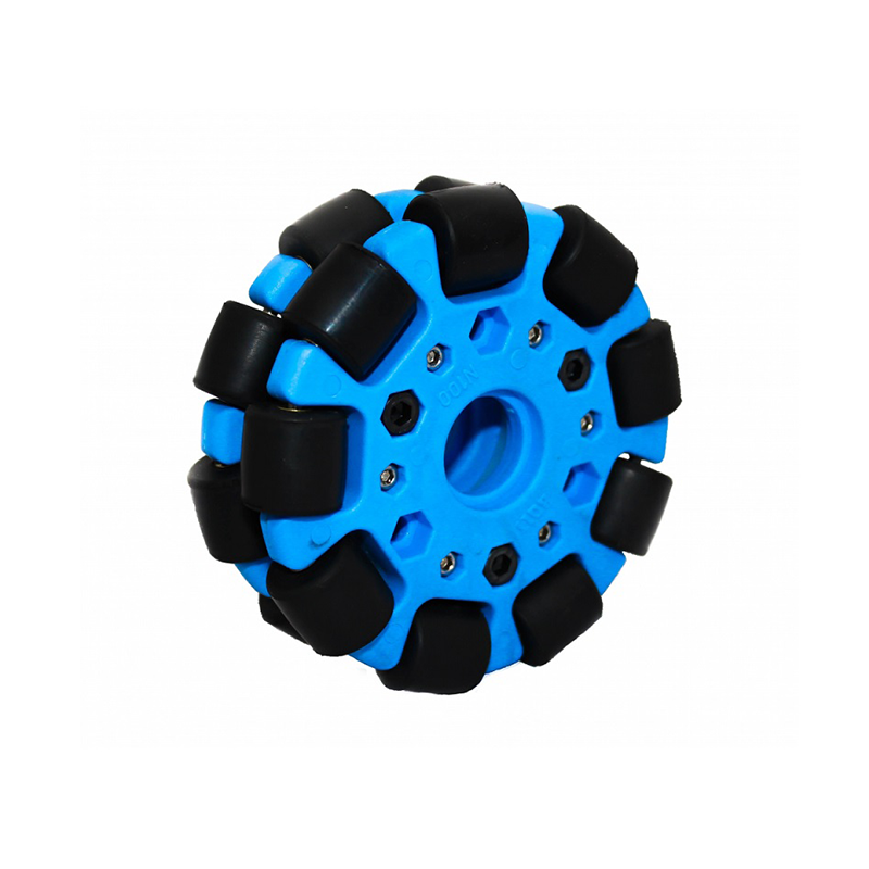EasyMech Blue 100mm Double Glass Fiber Omni Wheel Bearing Type Roller-image-17