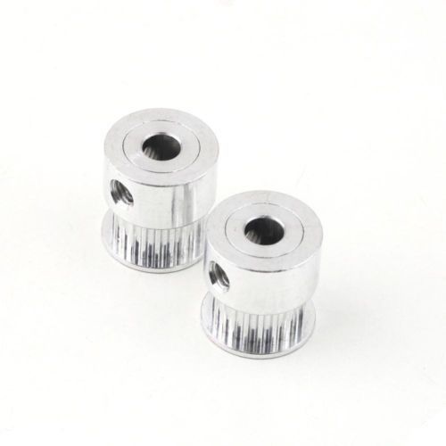 Aluminum GT2 Timing Pulley 20 Teeth 6mm Bore For 6mm Belt - 2Pcs-image-25