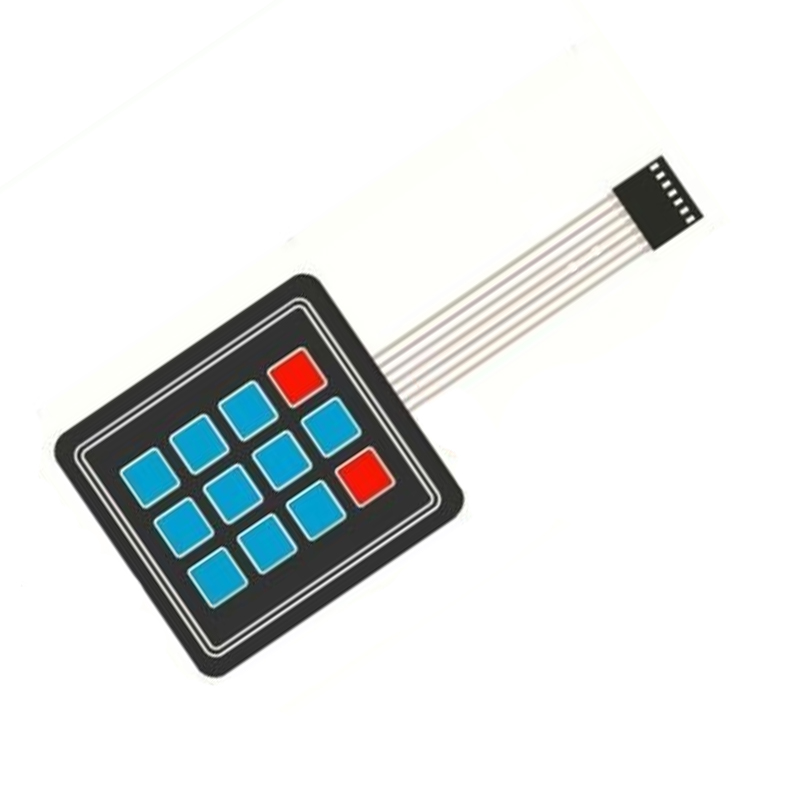 4x3 Matrix 12 keys Membrane Switch Keypad-picture-11