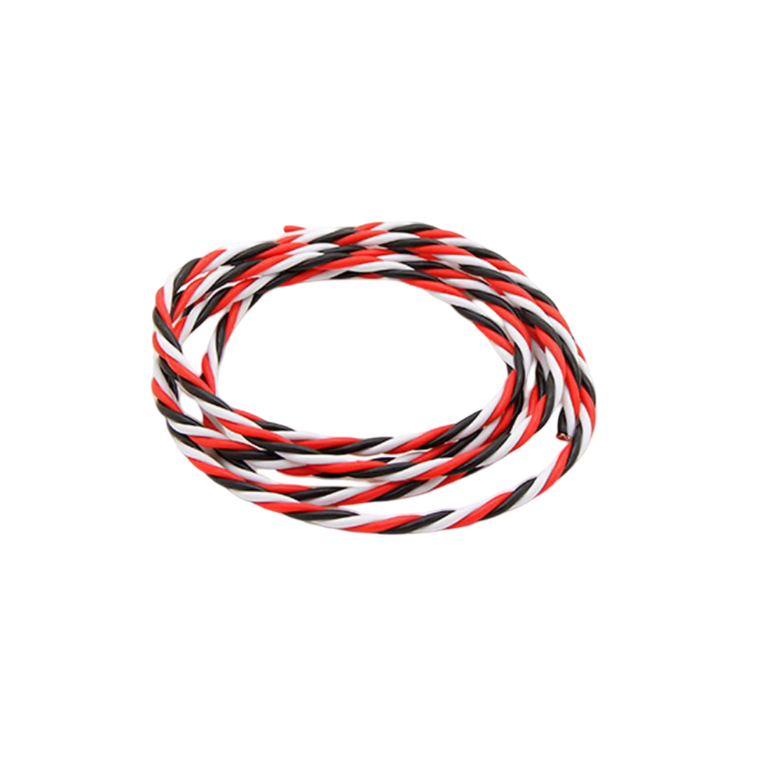 Twisted 22AWG Servo Wire Red/Black/White ~1Meter-image-6