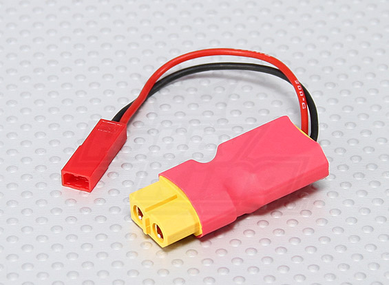 SafeConnect XT-60 Connector Pair with BEC-RCY-JST Male Connector In-line Power Adapter Lead (1M-1F)-image-37