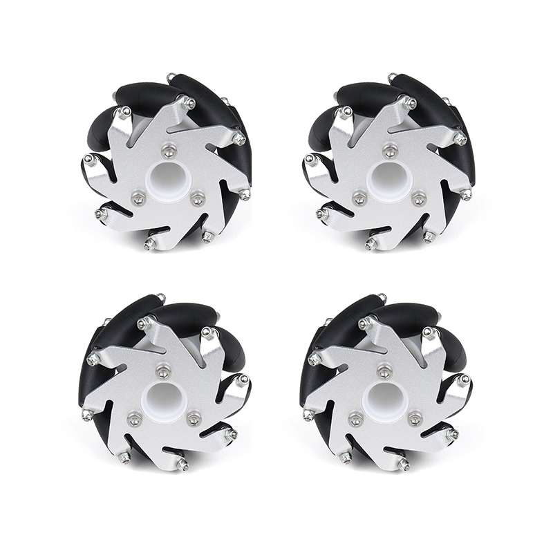 60mm Aluminium Mecanum Wheel Bush Type RIGHT-image-16