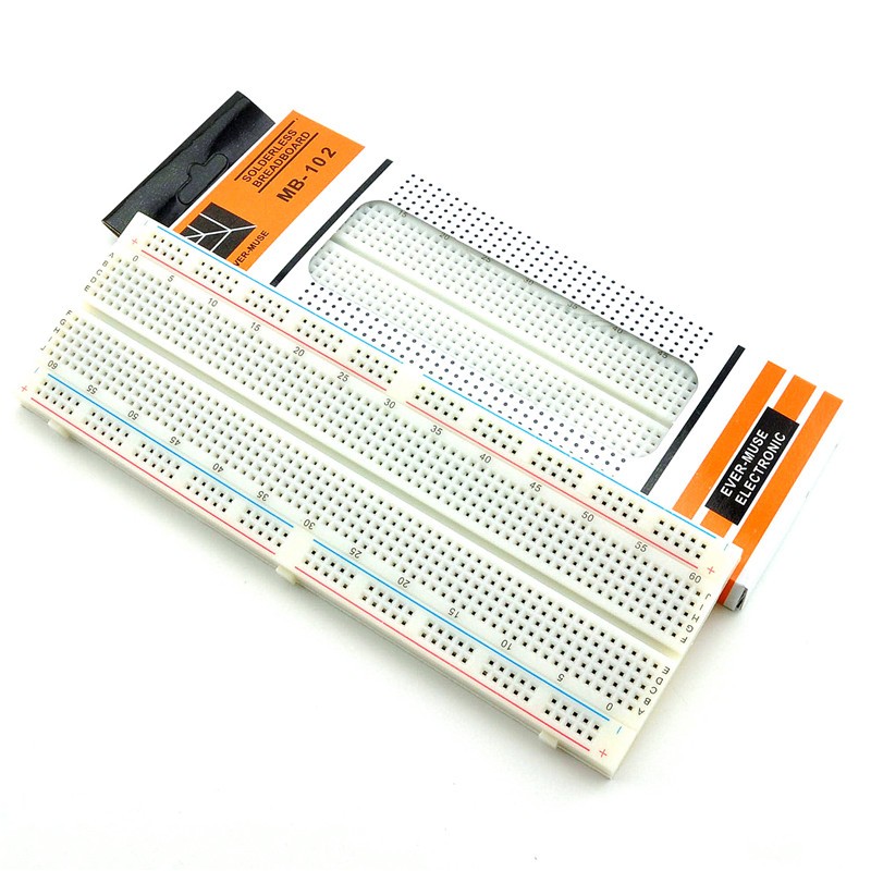 MB102 830 Points Solderless Prototype PCB Breadboard High Quality-image-8
