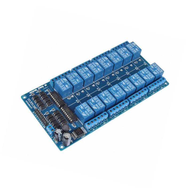 12V 16 Channel Relay Module with Light Coupling LM2596 Power Supply-picture-18
