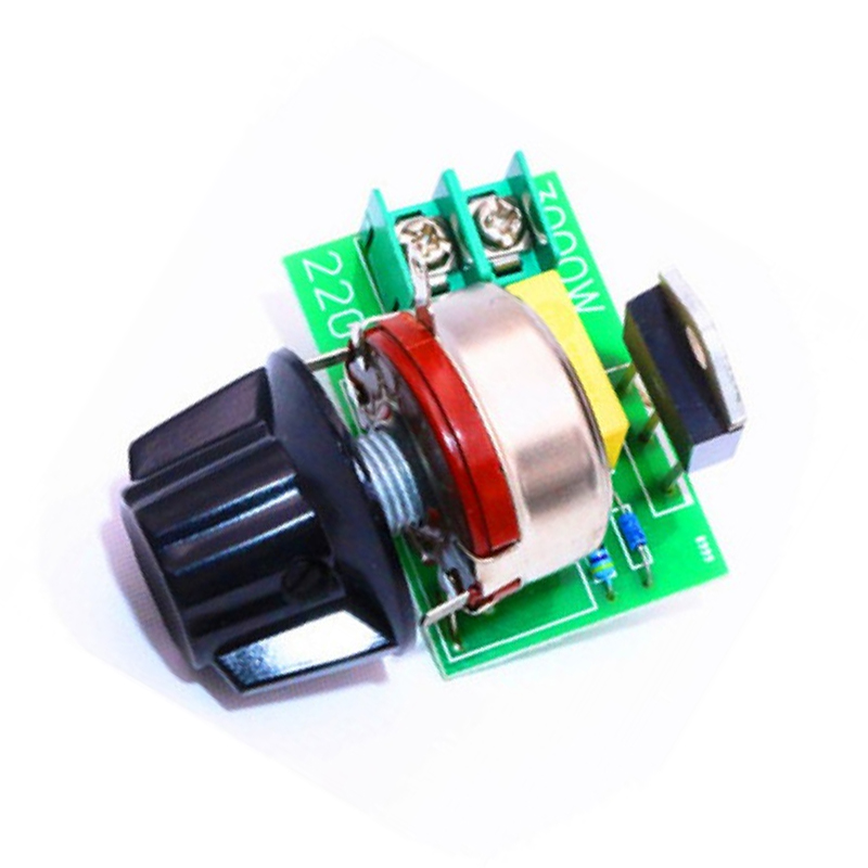 3000W Thyristor SCR Voltage Regulator Temperature Dimmer for Speed / Light (AC 220V)-image-45