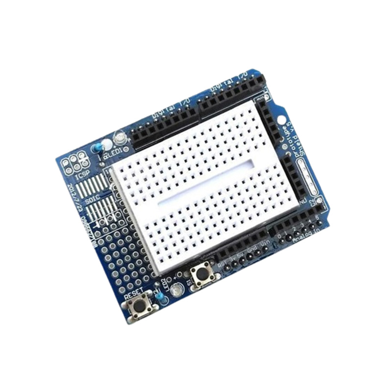 UNO Proto Shield prototype expansion board with SYB-170 mini breadboard-picture-21