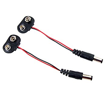 9v Battery Snap Connector + DC Jack(Battery Connector Cap) - 2pcs-image-16