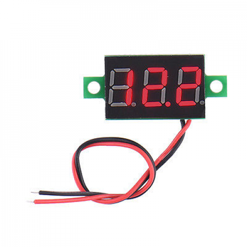 0.28inch 4.5-30V Two Wire DC Voltmeter Red-image-21
