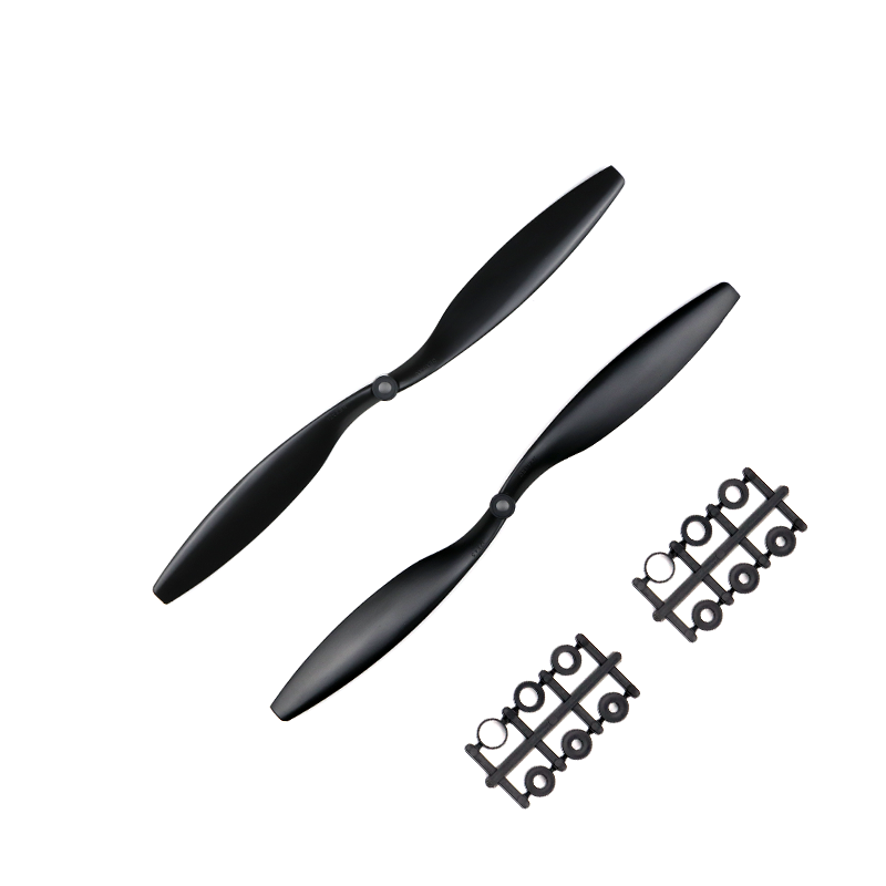 Orange HD Propellers 1245(12X4.5) ABS Black 1CW+1CCW-1pair-image-9