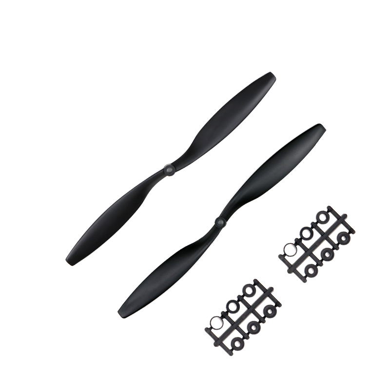 Orange HD Propellers 1245(12X4.5) Carbon Nylon Black 1CW+1CCW-1pair-image-7