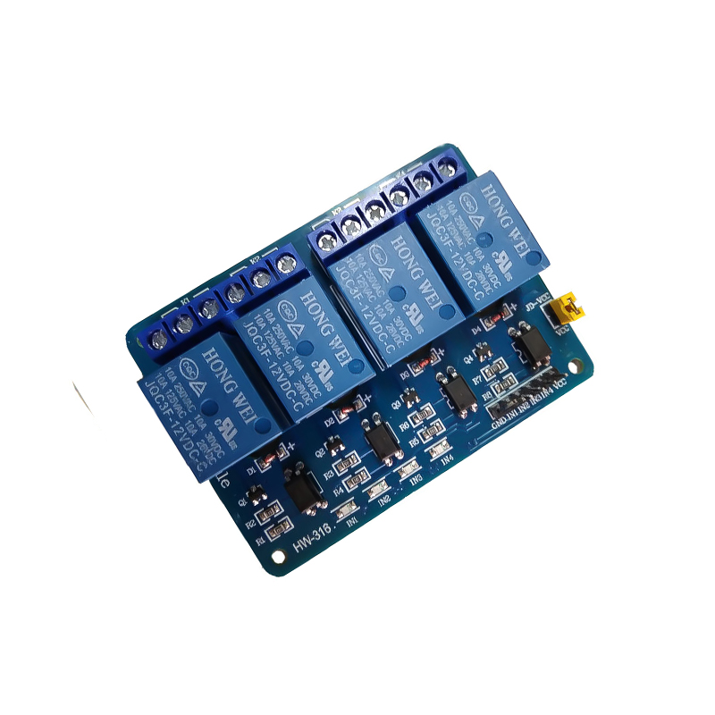 4 Road/Channel Relay Module (with light coupling) 12V-picture-17