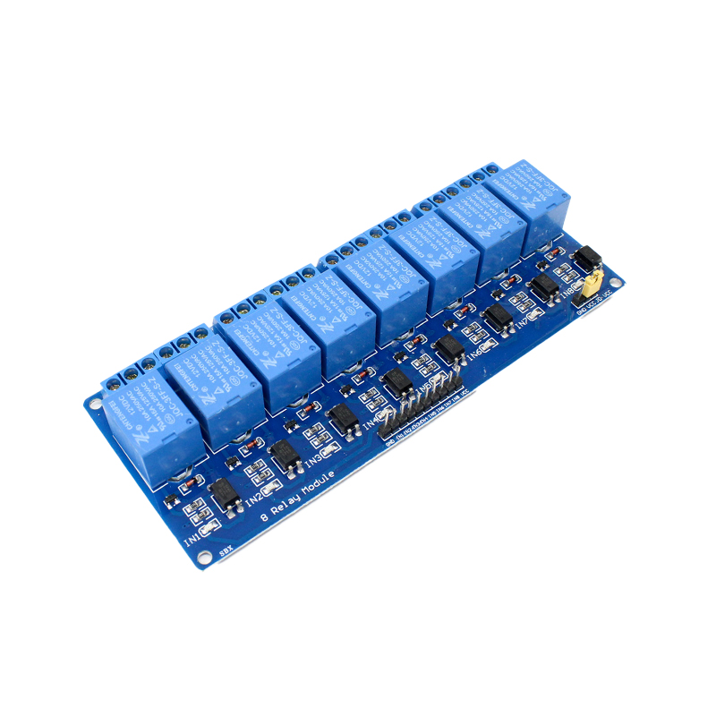 8 Road/Channel Relay Module (with light coupling) 12V-image-14