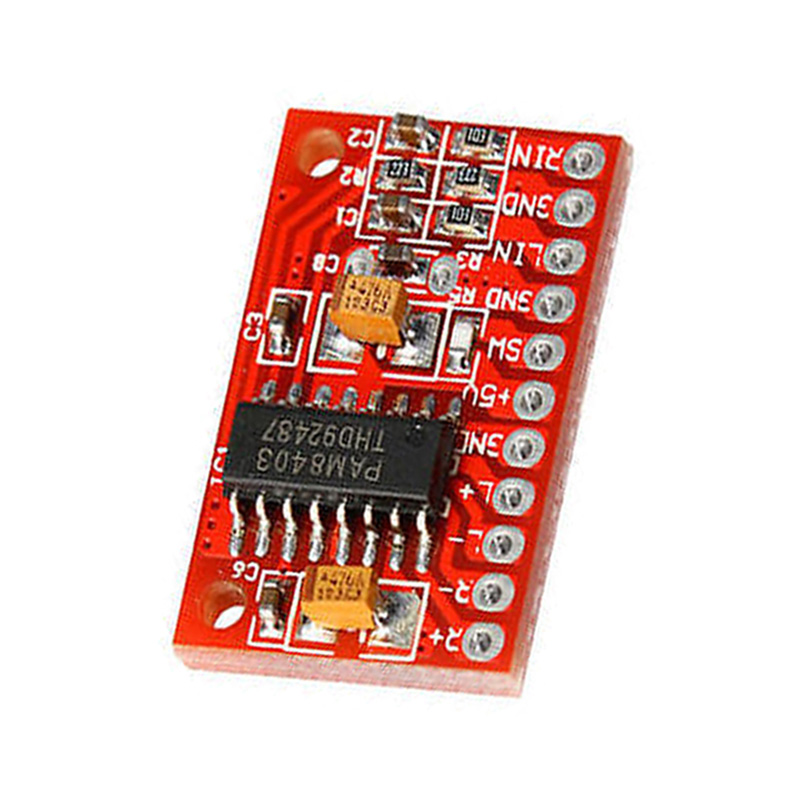 Mini Digital Power Amplifiers 3W Dual Track Red PAM8403-picture-23