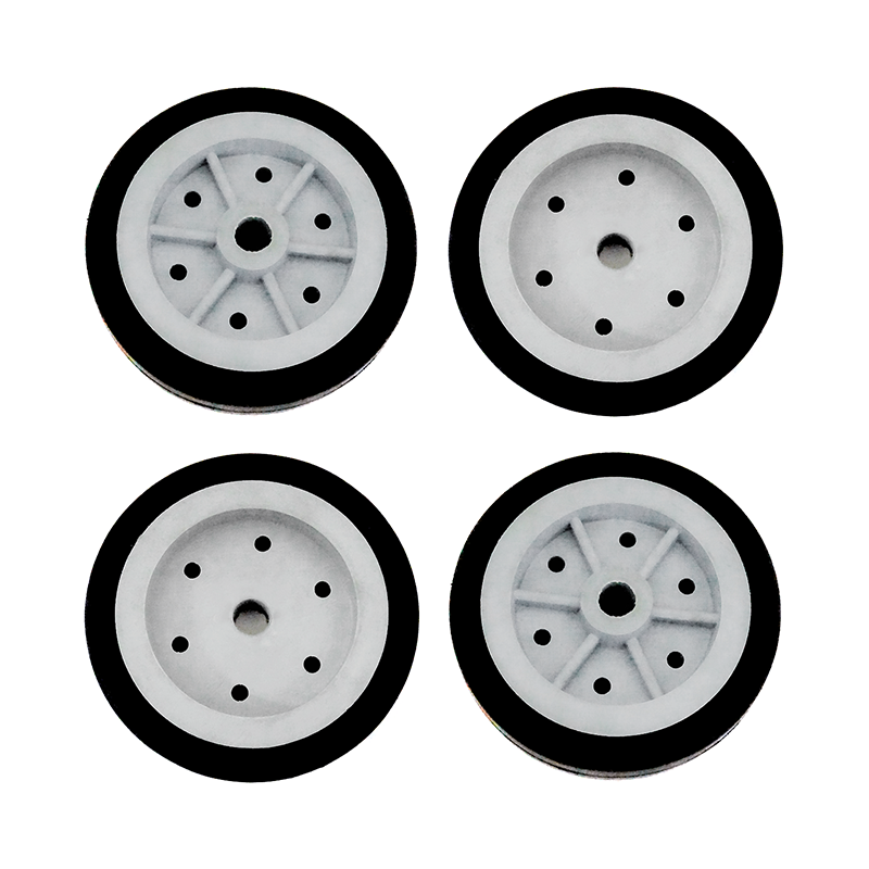 EasyMech 100mm Modified Heavy Duty Disc Wheel Gray 4 Pc Set-picture-20