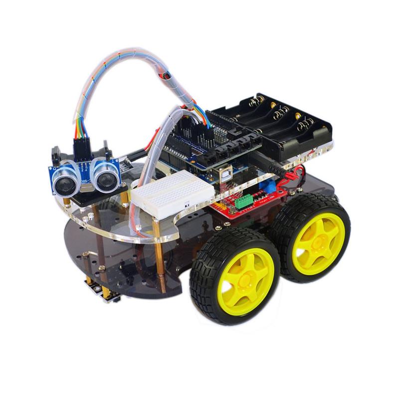 Multi-Functional 4WD Robot Car Chassis Kits UNO R3 For Robot Car Assembly-picture-23