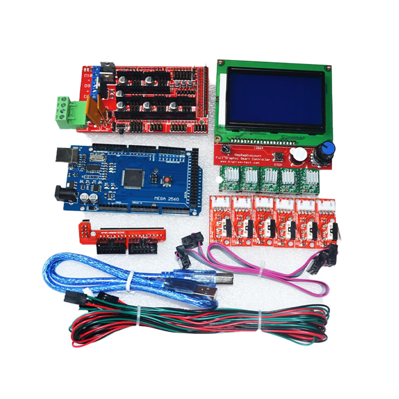 Prusa i3 RAMPS 1.4 Mega2560 Lcd12864 DRV8825 3D Printer All Electronic Components Kit-picture-32
