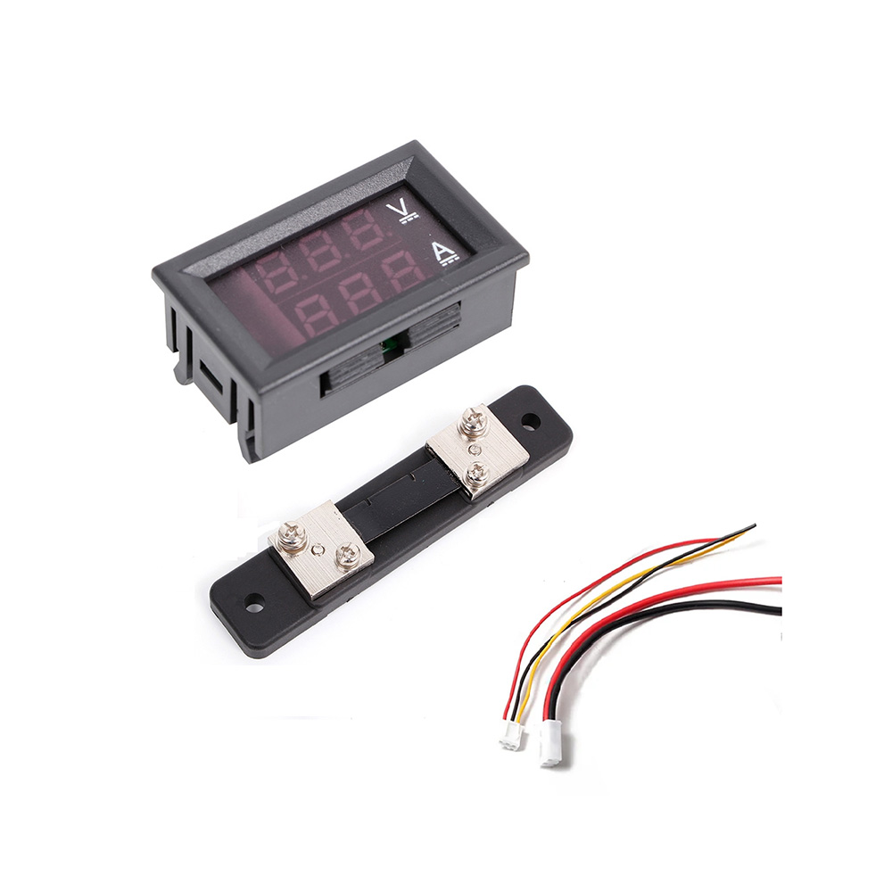 0.28″ Digital Voltmeter Ammeter DC 100V 50A with LED Display & Shunt-picture-10