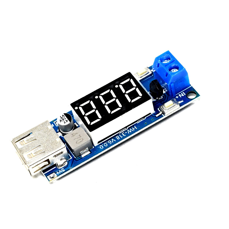 DC-DC 4.5-40V To 5V 2A USB Charger Step down Converter Voltmeter Module-image-48