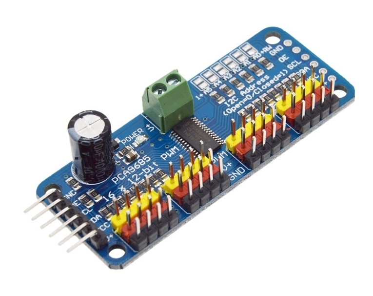16-Channel 12-bit PWM/Servo Driver I2C interface PCA9685 for Arduino Raspberry Pi-image-8