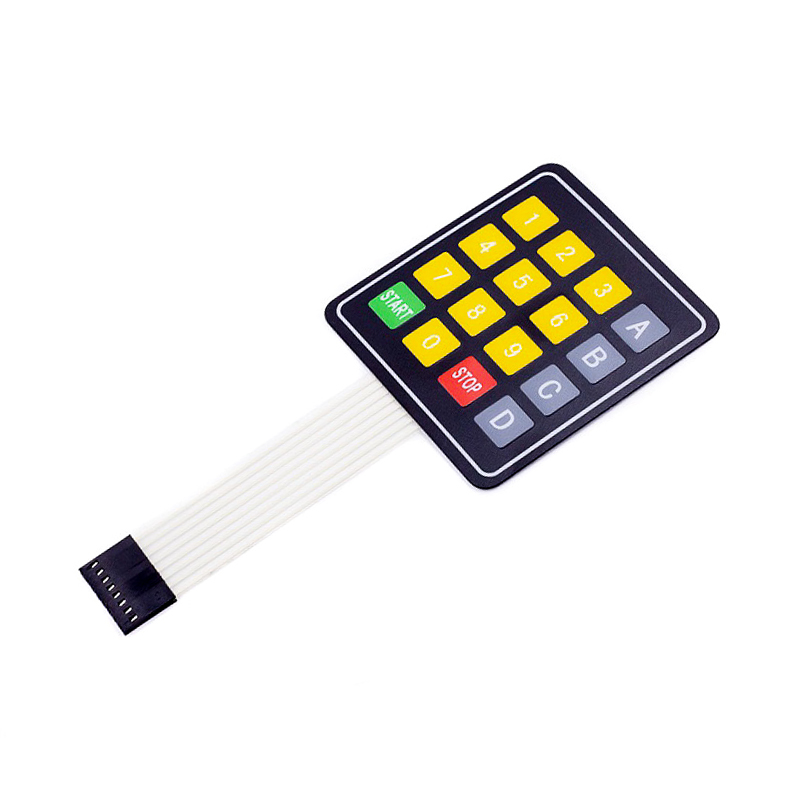 DC 12V 4x4 16 Key Matrix Membrane Switch Keypad-image-22