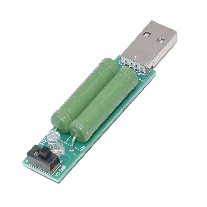 USB Mini Discharge Load Resistor 2A/1A with 1A green LED, 2A red LED-image-5