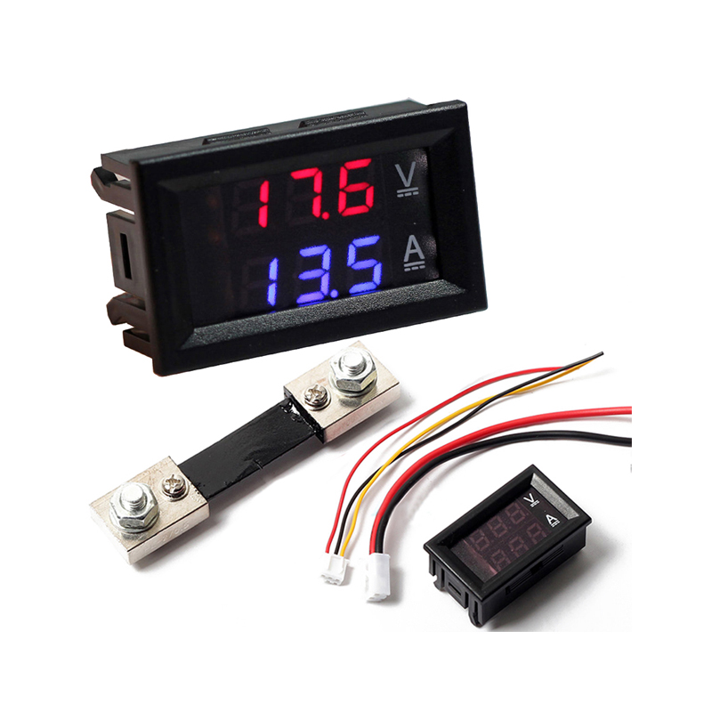 0.28" LED Digital DC 100V 100A Ammeter-Voltmeter with Shunt-picture-24