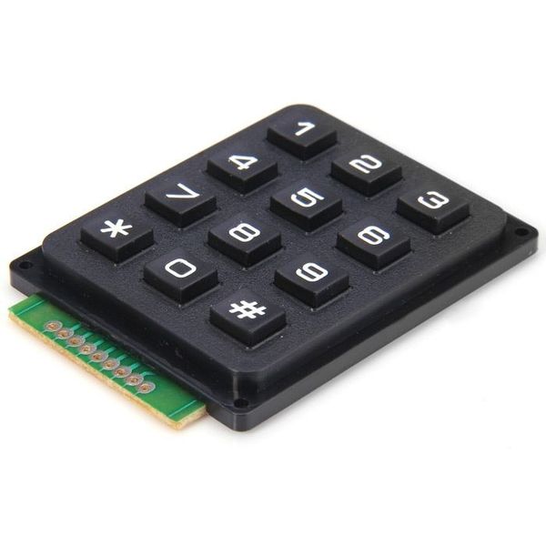 4x3 12-key Keyboard / Keypad Telephone Style – Black-picture-23