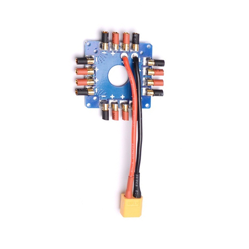 ESC Power Distribution Board Soldered XT60 Plug & 3.5mm Banana Bullet Connectors For 250mm Multicopter FPV-image-9