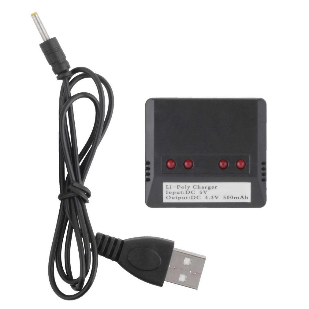 4 Port DC5V 1S RC Lithium Battery Compact Balance Charger for RC Quadcopter-image-30