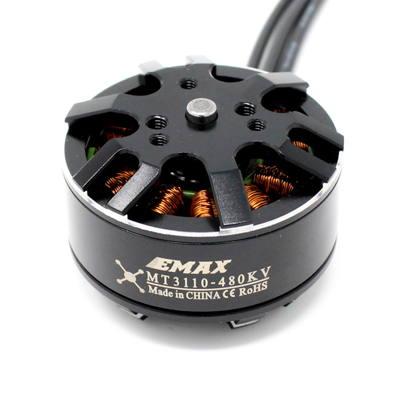 EMAX MT3110 480KV Brushless DC Motor for Multirotors - Black Cap (CW)-image-46