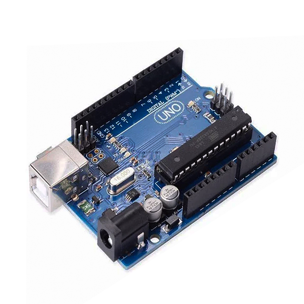 Uno R3 compatible with Arduino + Cable + Transparent acrylic case for Uno R3-image-37