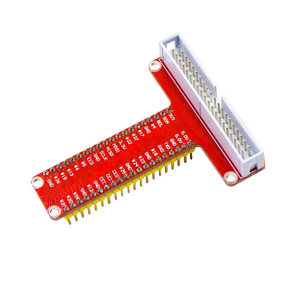 T Type GPIO Breakout board with 40 pin Cable and 400pt Breadboard for Raspberry Pi 3-image-41