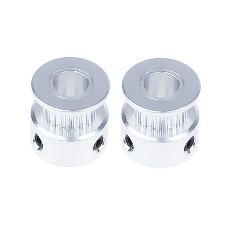Aluminum GT2 Timing Pulley 16 Tooth 5mm Bore For 6mm Belt – 2Pcs-picture-23