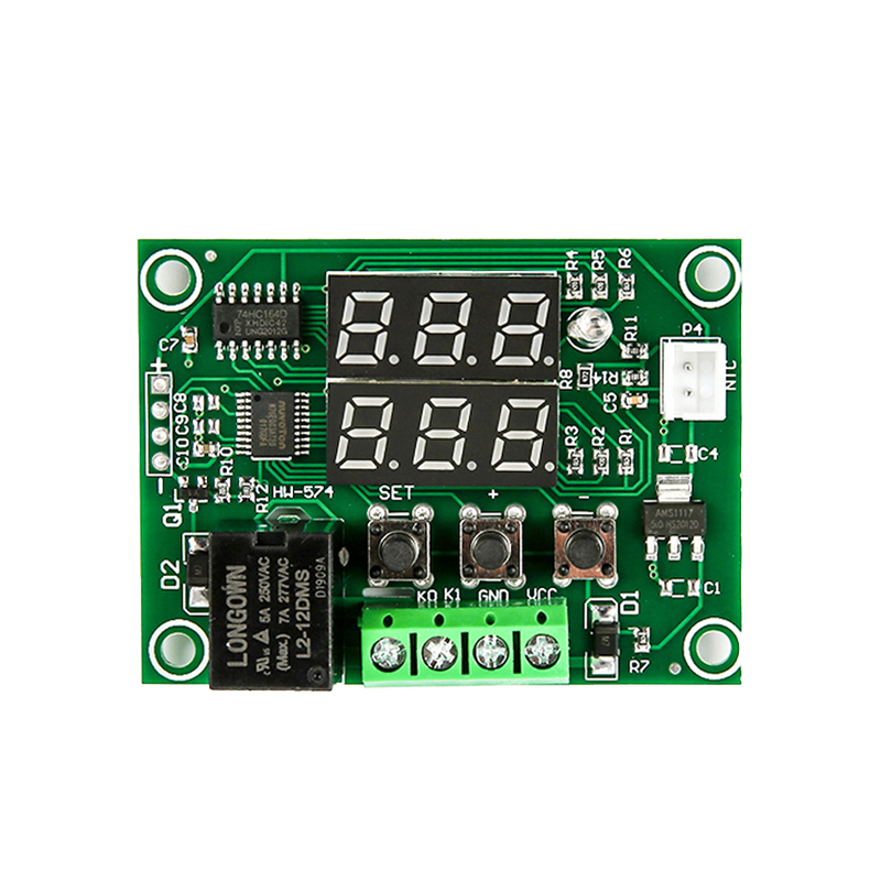 XH-W1219 12V Digital Temperature Controller w/ Red+Green Display & NTC Sensor-picture-16