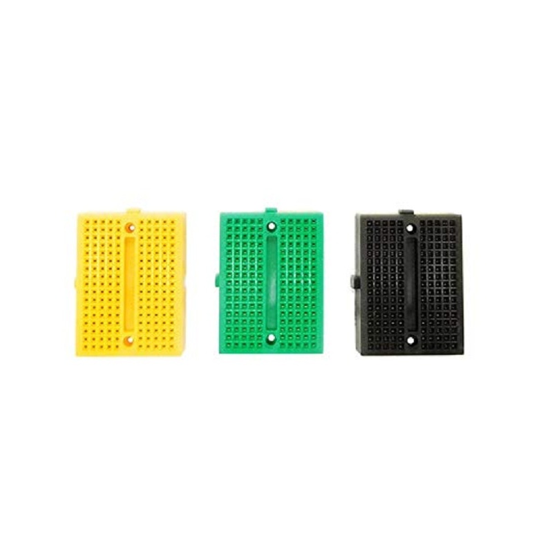 SYB-170 Mini Solderless Breadboard -170 Tie Points (Green, Yellow, Black) 3Pcs-picture-11